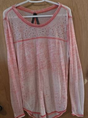 Seven7 Red Studded Top